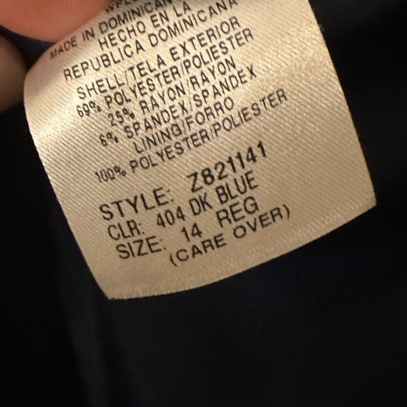 Boys IZOD blazer bank blue size 14 - Picture 5 of 6